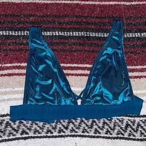 Pink Victoria’s Secret Velvet Bralette